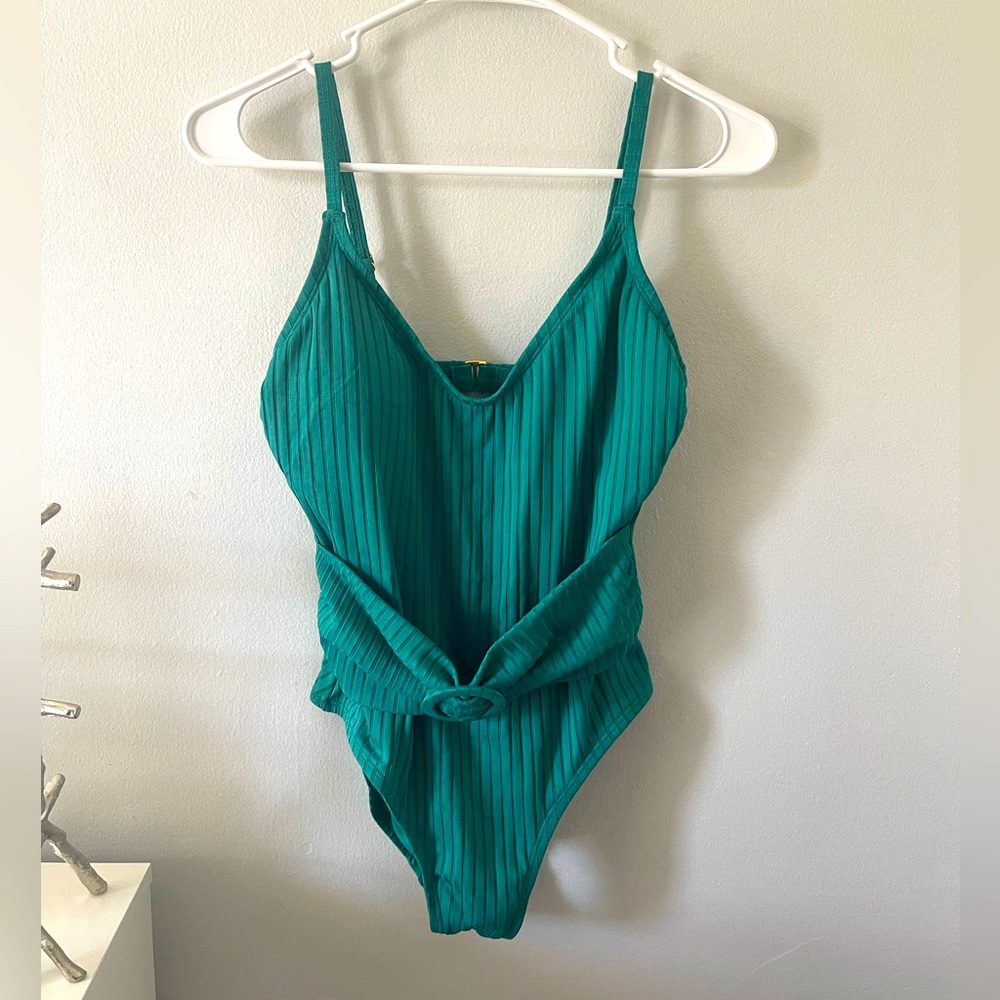 Emerald Green one piece swim bathing suit